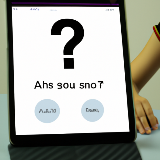 An AI assistant answers a student's questions on a tablet screen
